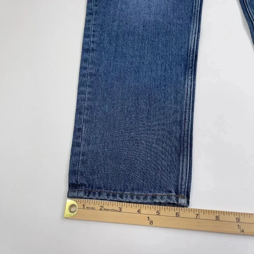 ARKET Men's Cropped Denim Blue Jeans Size 33